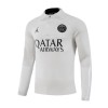 Paris Saint-Germain Gray Version Sweat d'Entraînement Quarter-Zip 2023-24 Pour Homme